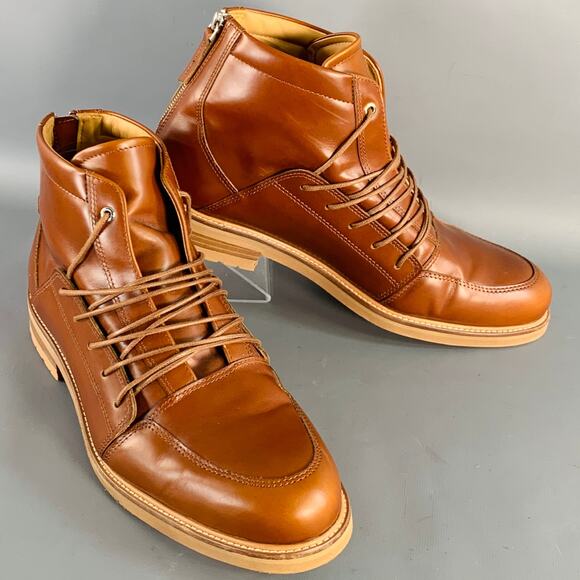 WANT LES ESSENTIELS DE LA VIE Other - WANT LES ESSENTIELS DE LA VIE Size 11 Brown Leather Lace-Up Ankle Boots